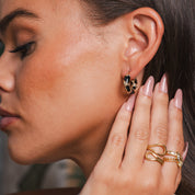Anillo abstracto ajustable Ava - Oro