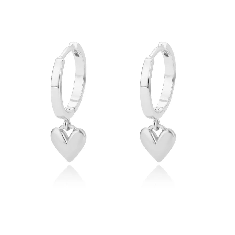 Pendientes de corazón de ópalo rojo para mujer, pendiente de acero inoxidable de Color dorado, tendencia 2024, nuevo en joyería Piercing para oreja, envío gratuito