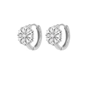 Pendientes de copo de nieve para mujer, pendientes de acero inoxidable de Color dorado, tendencia 20224, joyería estética de flores de lujo para las orejas, envío gratuito