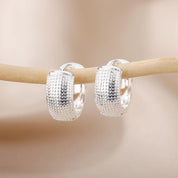 Pendientes de aro pequeños de Color dorado para mujer, pendientes de acero inoxidable de Color plateado, joyería Piercing de tendencia 2024, pendientes de regalo para mujer
