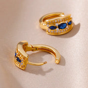 Pendientes de circón cúbico para mujer, pendientes de acero inoxidable, tendencia 2024, nueva joyería de boda de lujo para parejas, artículos de envío gratuito