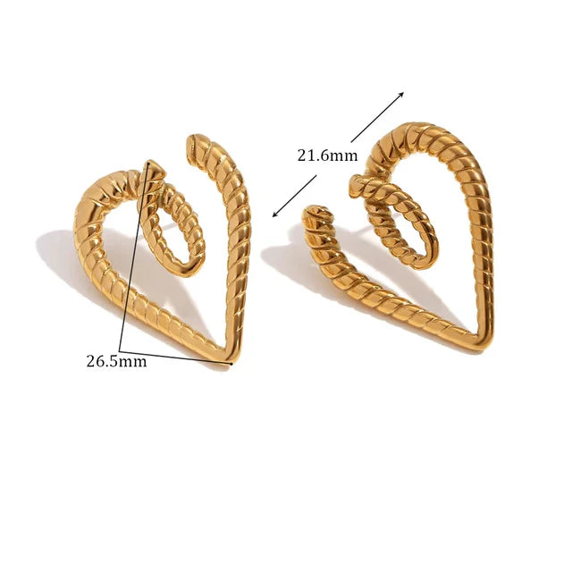 Pendientes Belle Heart