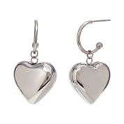 Pendientes elegantes de corazón