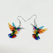 Pendientes acrílicos de pájaros coloridos del Festival de Primavera transfronterizo de Europa y América, nuevos pendientes Retro de moda superventas 2024