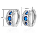 Pendientes de circón cúbico para mujer, pendientes de acero inoxidable, tendencia 2024, nueva joyería de boda de lujo para parejas, artículos de envío gratuito