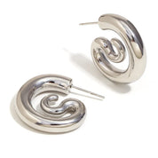 Pendientes de serpiente de oro