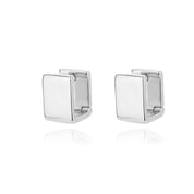 Pendientes de aro cuadrados geométricos para mujer, aretes de acero inoxidable de Color dorado, tendencia 2024, joyería Piercing, regalo de boda