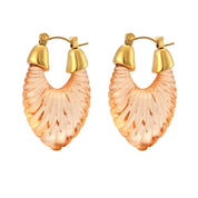 Pendientes de hoja de acrílico