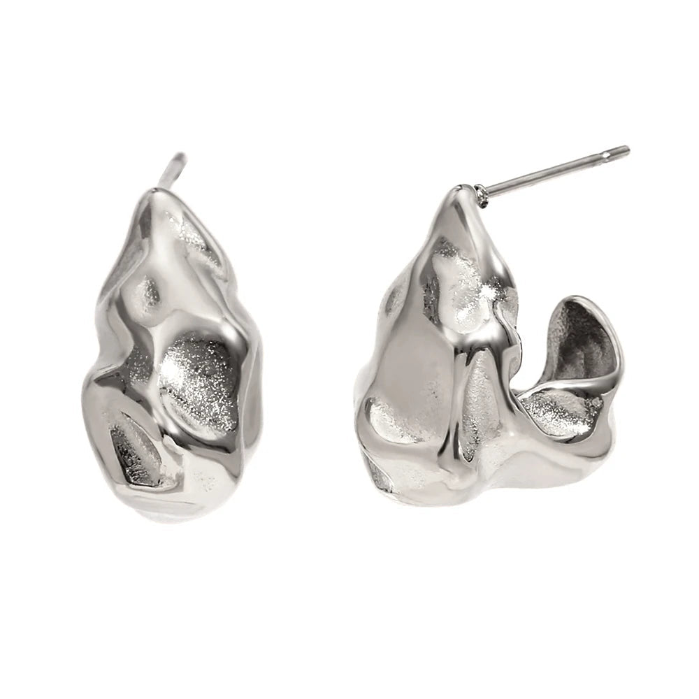 Pendientes de gancho chapados