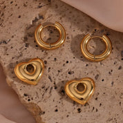 Pendientes de aro de oro