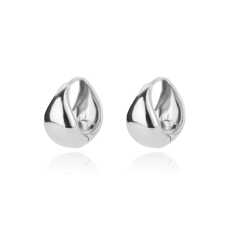 Pendientes de aro cuadrados geométricos para mujer, aretes de acero inoxidable de Color dorado, tendencia 2024, joyería Piercing, regalo de boda