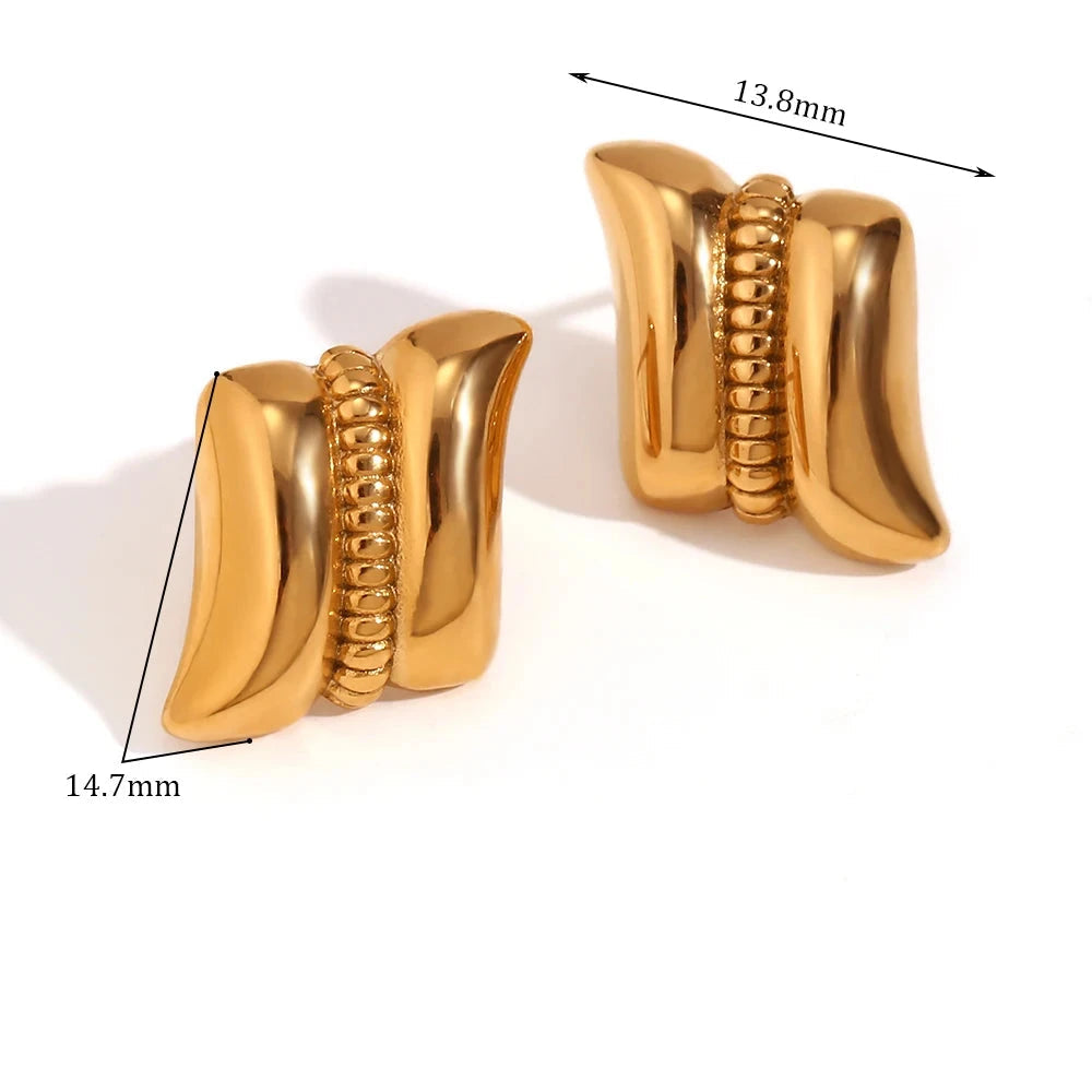 Pendientes geométricos chapados
