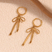 Pendientes de lazo largo