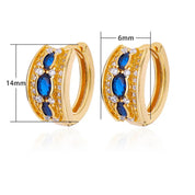 Pendientes de circón cúbico para mujer, pendientes de acero inoxidable, tendencia 2024, nueva joyería de boda de lujo para parejas, artículos de envío gratuito