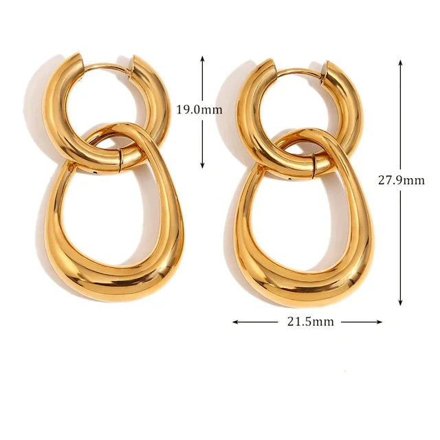 Anillo de pendiente clásico