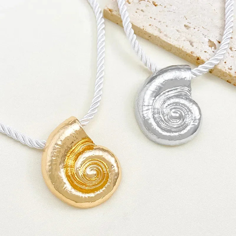 Pendientes Punk bohemios de caracol grande para mujer, Piercing grueso único a la moda, accesorios de vacaciones, regalos de cumpleaños y aniversario