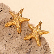 Pendientes de estrella de mar
