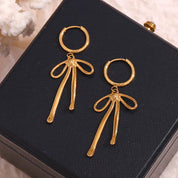 Pendientes de lazo largo