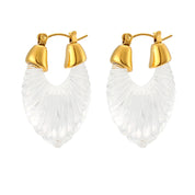 Pendientes de hoja de acrílico