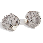 Pendientes de concha de perla
