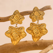Pendiente de hoja de arce