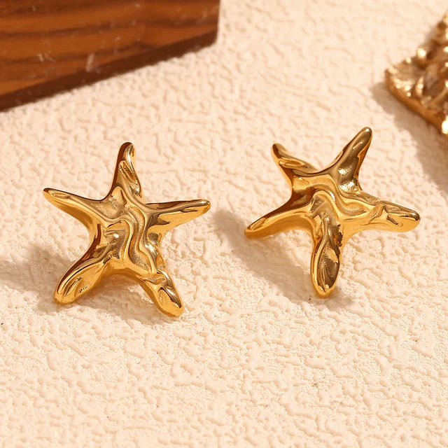 Pendientes de estrella de mar