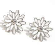 Pendientes de flores de oro