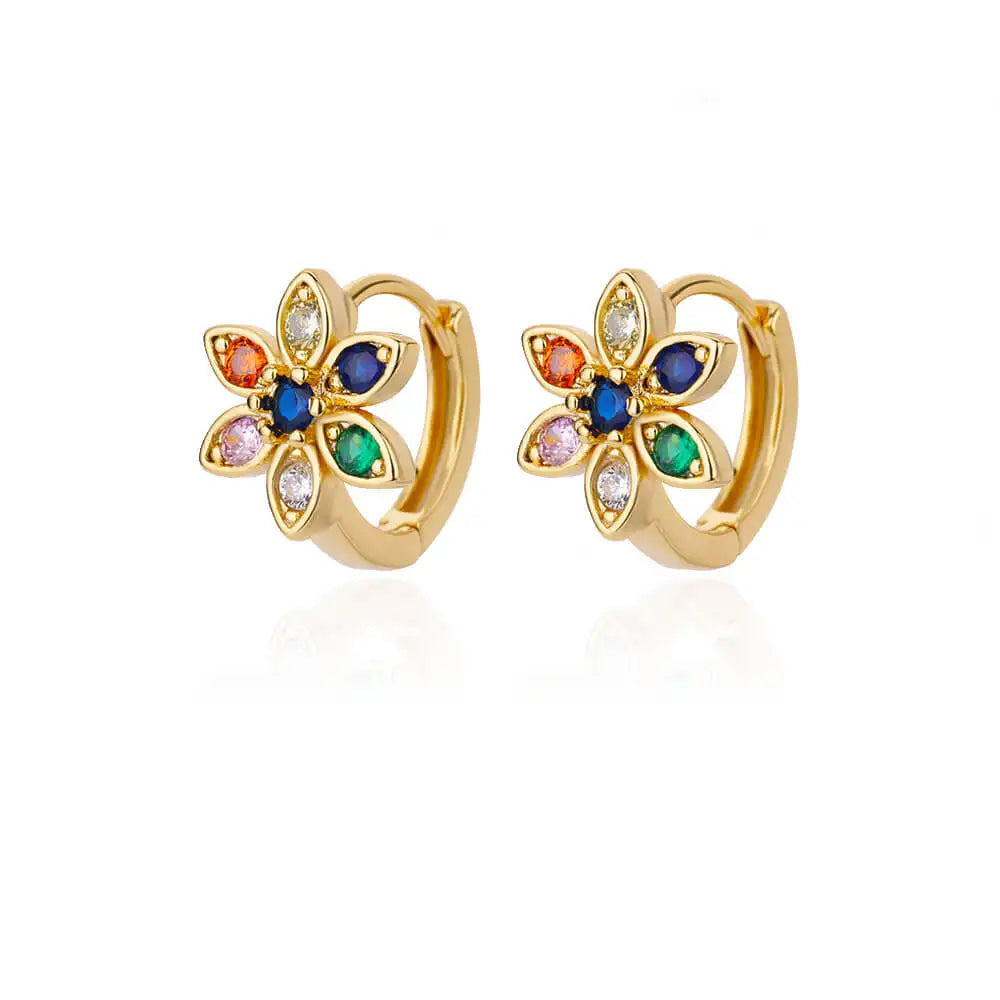 Pendientes de circón de colores para mujer, pendientes de acero inoxidable, tendencia 20224, nueva pareja, joyería de marca de lujo, envío gratuito, pendientes