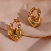 Pendientes de aro de oro