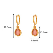 Pendientes de aro colgantes