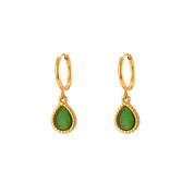 Pendientes de aro colgantes