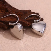 Pendientes elegantes de corazón