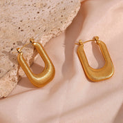 Pendientes elegantes con textura