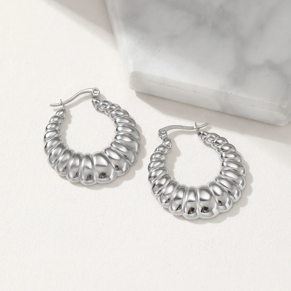 Pendientes de acero inoxidable, nuevos diseños de moda, pendientes de escultura de silueta Vintage extraños para mujer, joyería, recuerdos de fiesta