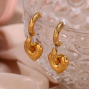 Pendientes de aro de oro