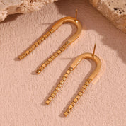 Elegantes pendientes de circonita