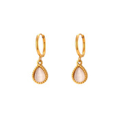 Pendientes de aro colgantes