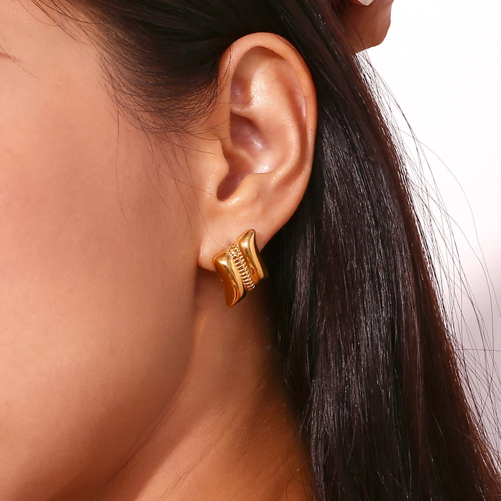 Pendientes geométricos chapados