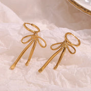 Pendientes de lazo largo