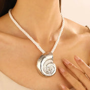 Pendientes Punk bohemios de caracol grande para mujer, Piercing grueso único a la moda, accesorios de vacaciones, regalos de cumpleaños y aniversario