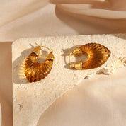 Pendientes de hoja de acrílico