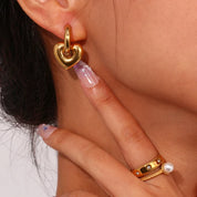 Pendientes de aro de oro