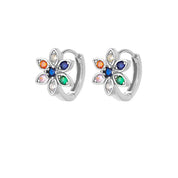 Pendientes de circón de colores para mujer, pendientes de acero inoxidable, tendencia 20224, nueva pareja, joyería de marca de lujo, envío gratuito, pendientes